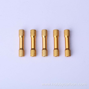 Female to female Aluminum knurled round Spacer